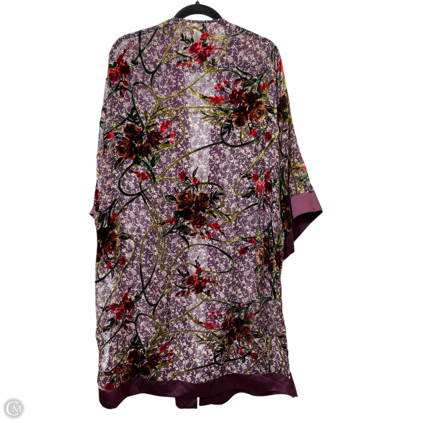 Cardigan By Band Of Gypsies In Floral Print, Size: Xs