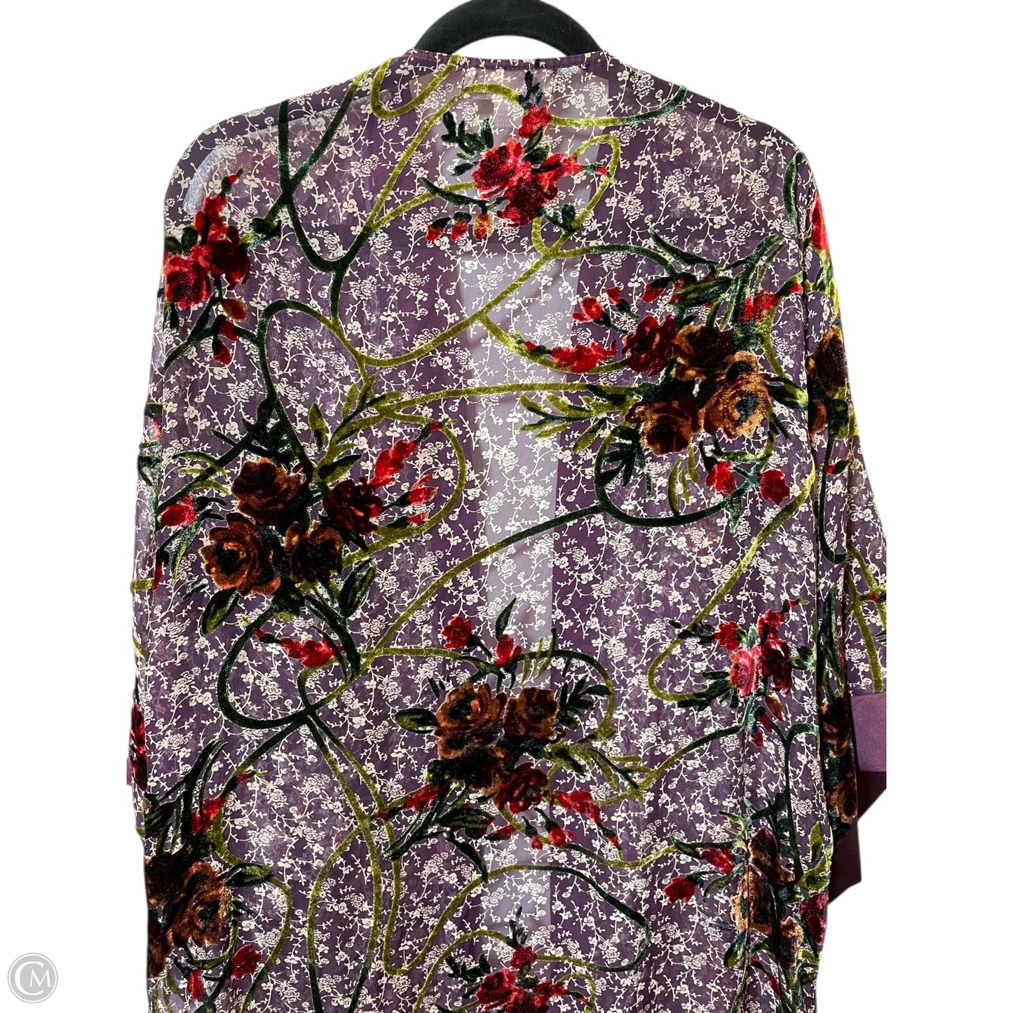 Cardigan By Band Of Gypsies In Floral Print, Size: Xs