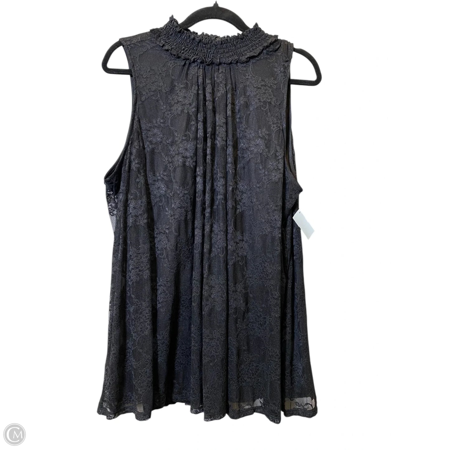 Top Sleeveless By Torrid In Black, Size: 2x