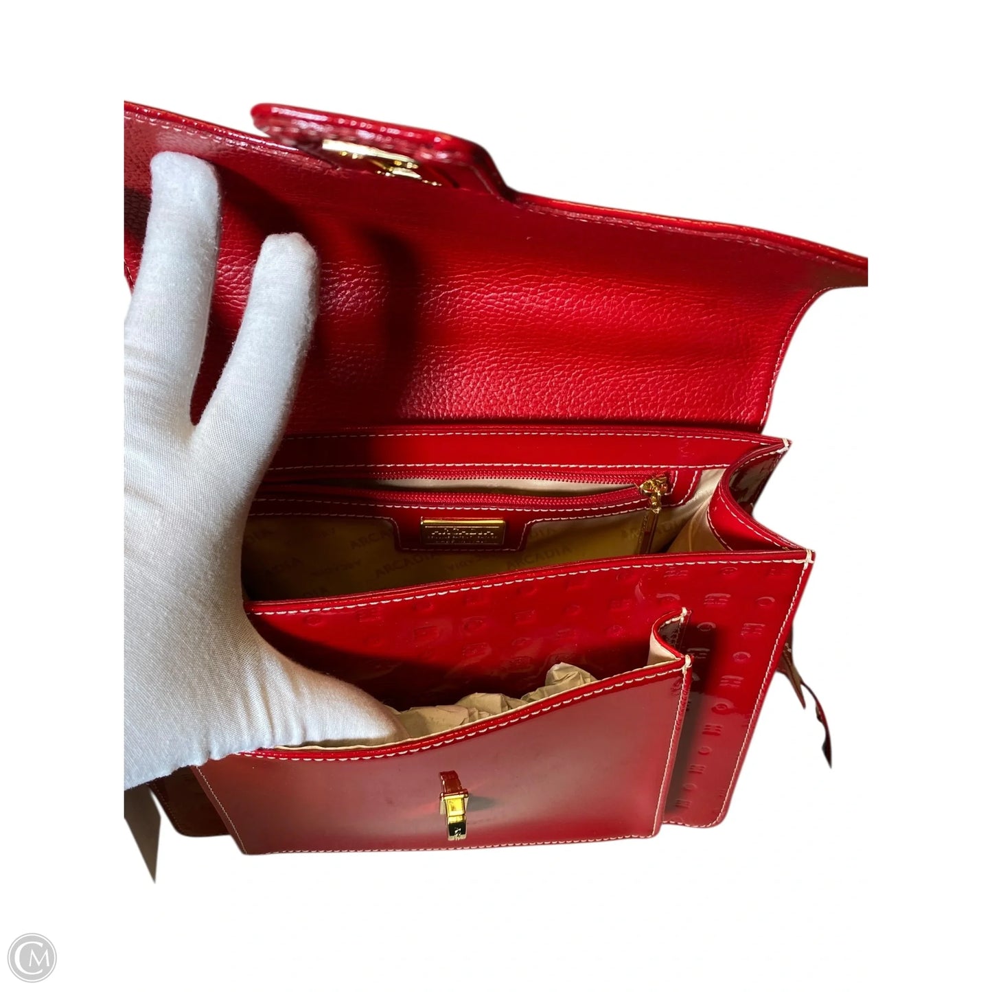 Handbag Designer By Arcadia, Size: Medium