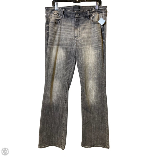 Jeans Boot Cut By White House Black Market In Grey Denim, Size: 14