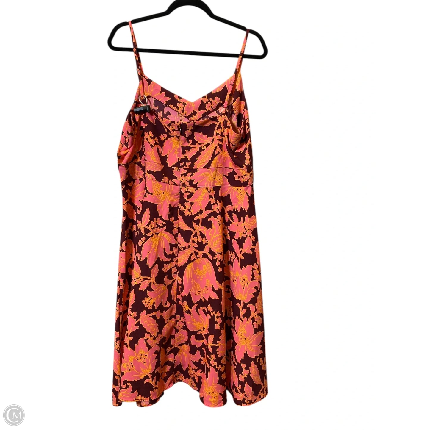 Dress Casual Midi By Loft In Floral Print, Size: 14