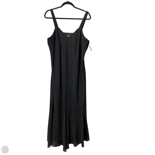 Dress Party Long By R And M Richards In Black, Size: 18