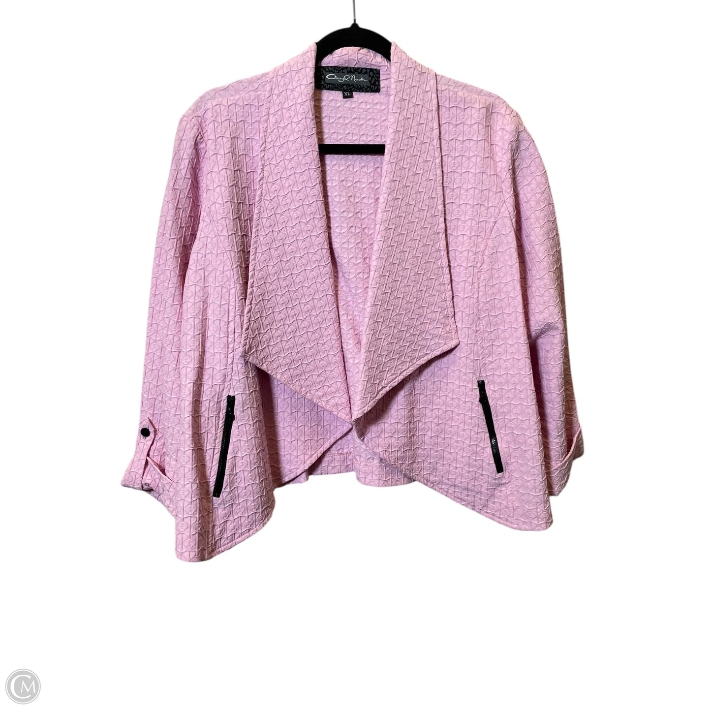 Blazer By Clothes Mentor In Pink, Size: Xl