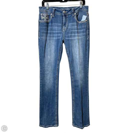 Jeans Straight By Grace In Blue Denim, Size: 10