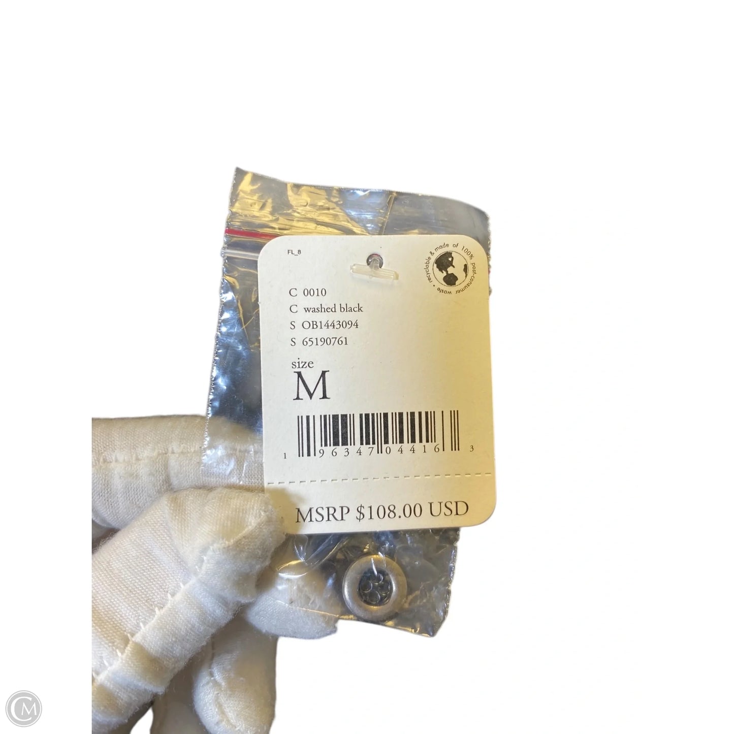 Blouse Long Sleeve By Free People In Black, Size: M