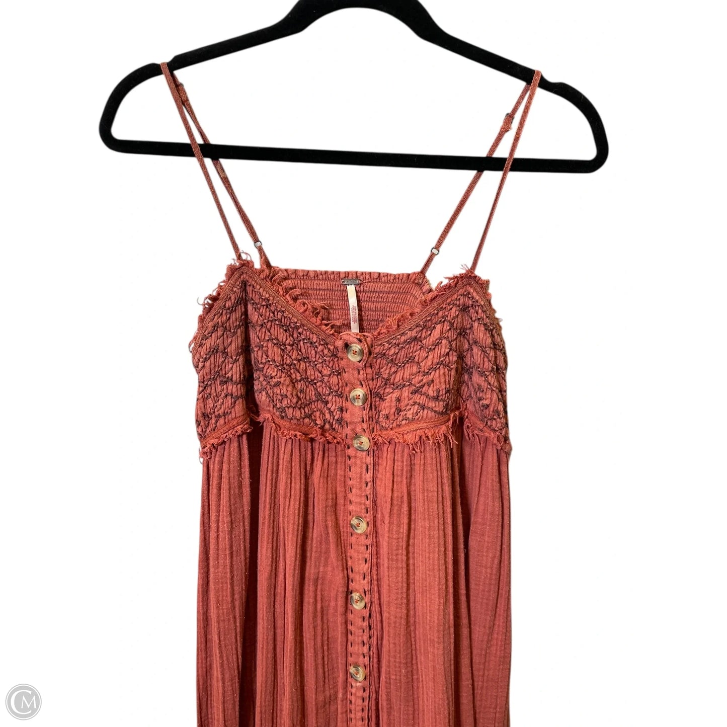 Dress Casual Maxi By Free People In Orange, Size: Xs