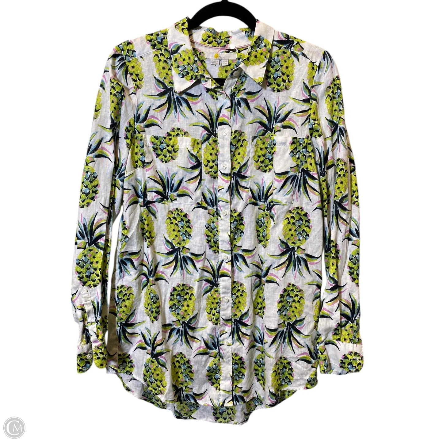 Blouse Long Sleeve By Boden In Floral Print, Size: 6