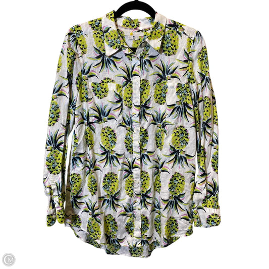 Blouse Long Sleeve By Boden In Floral Print, Size: 6