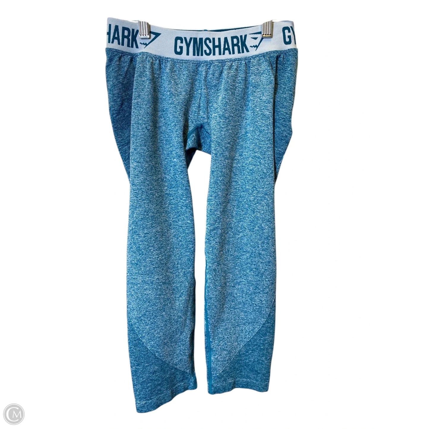 Athletic Leggings Capris By Gym Shark In Blue, Size: M