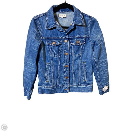 Jacket Denim By Madewell In Blue Denim, Size: S