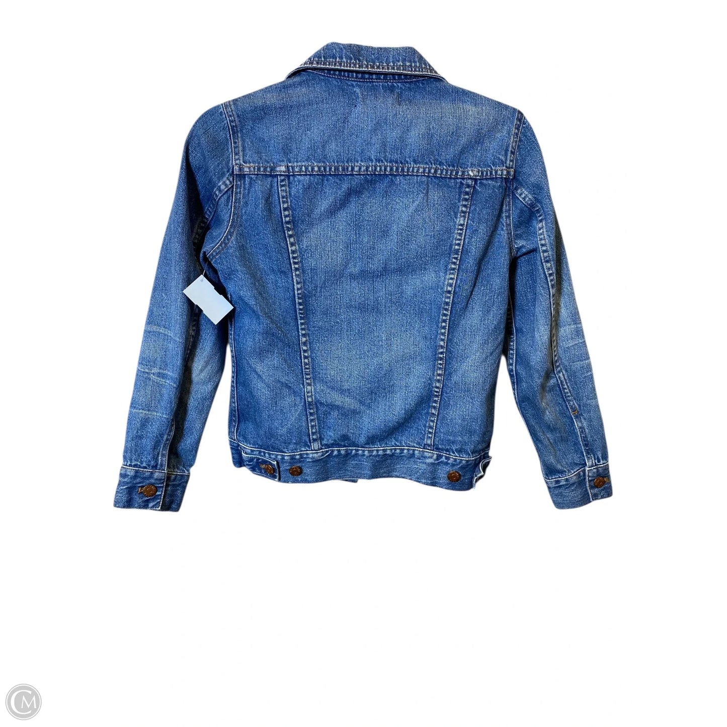 Jacket Denim By Madewell In Blue Denim, Size: S