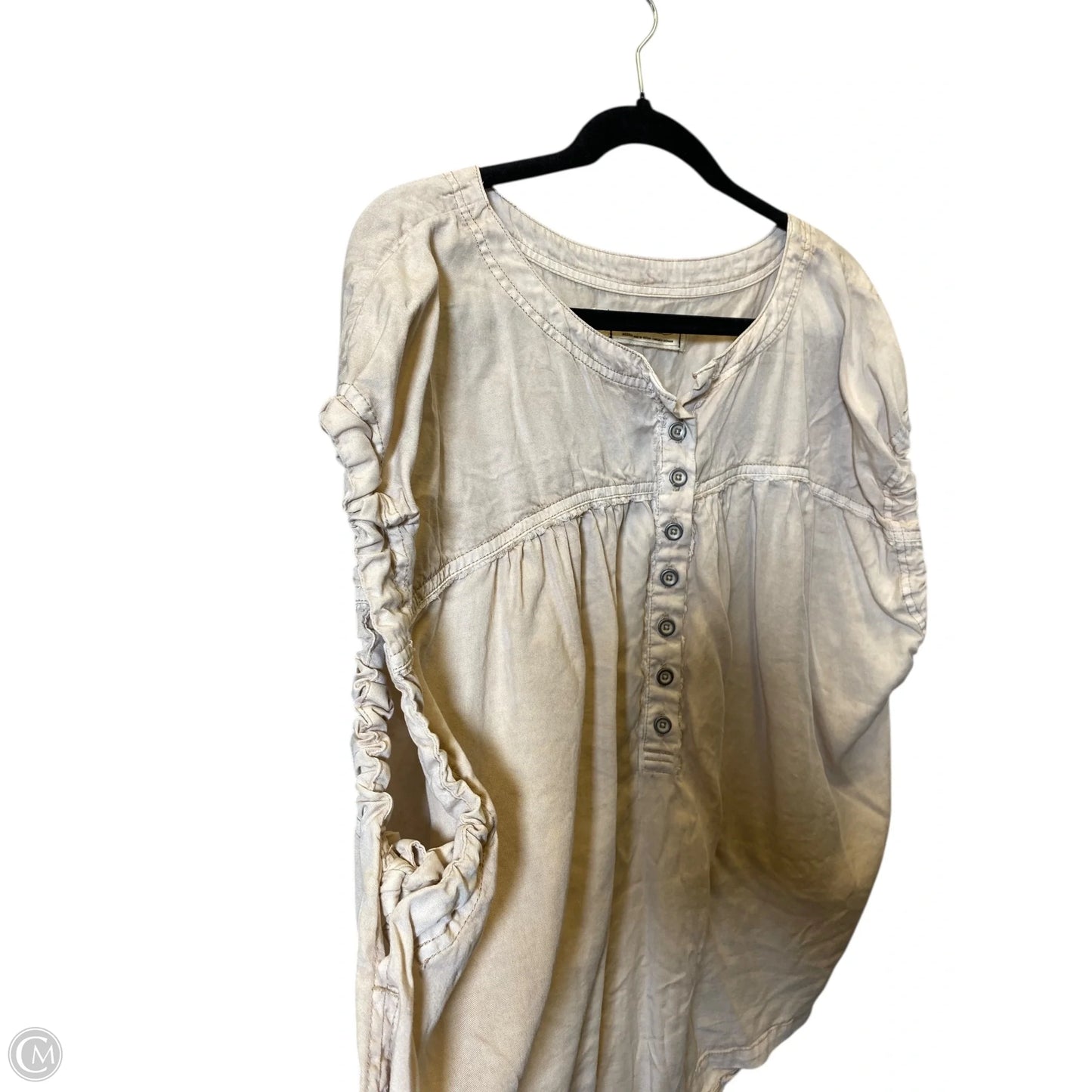 Top Short Sleeve By Free People In Beige, Size: M