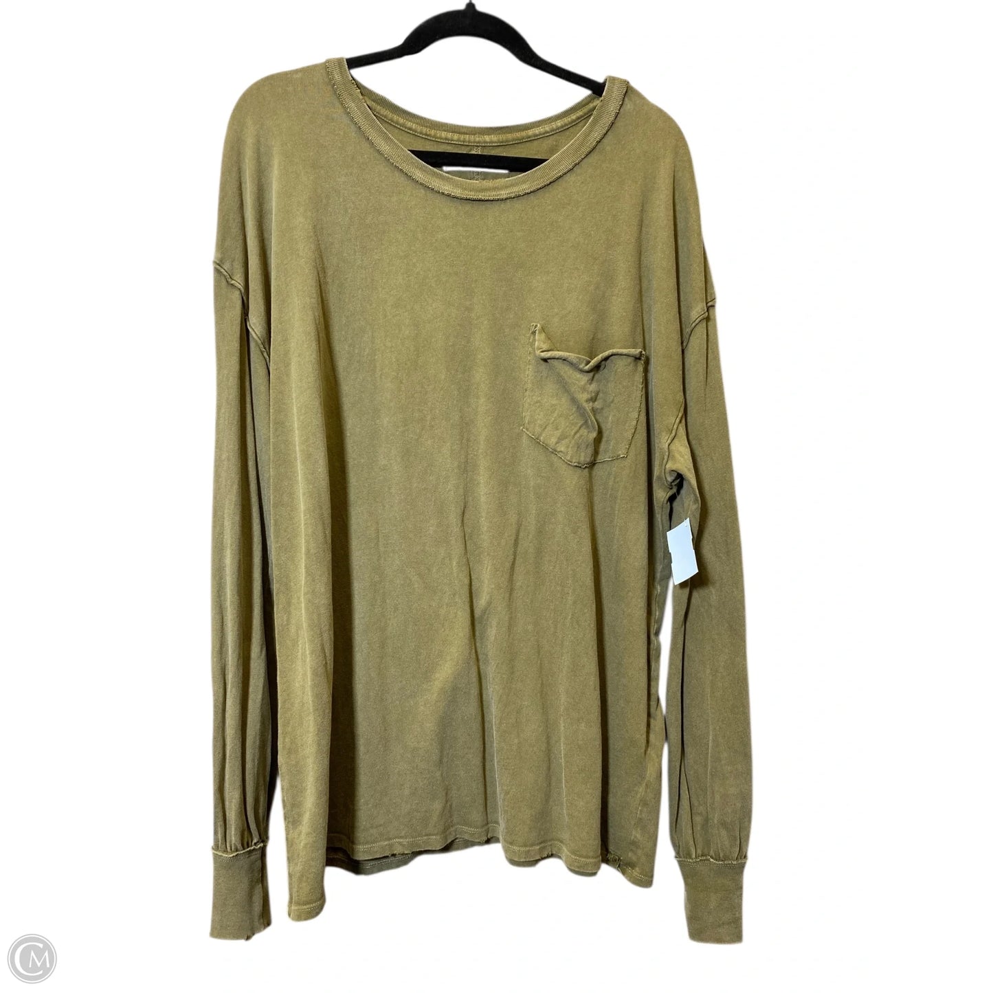 Top Long Sleeve By Free People In Green, Size: L