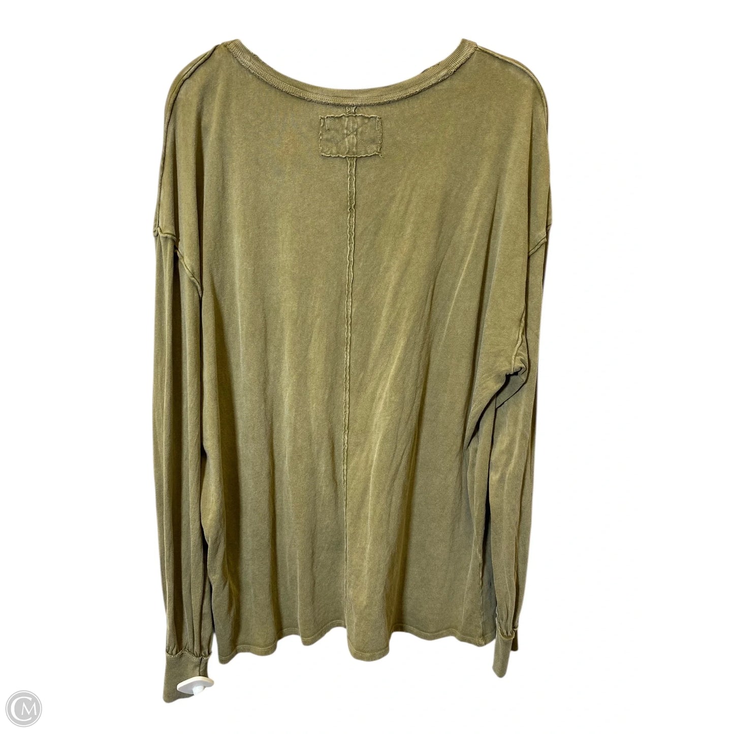 Top Long Sleeve By Free People In Green, Size: L