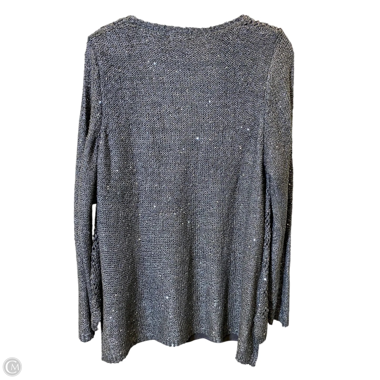 Sweater By Roz And Ali In Grey, Size: Xl