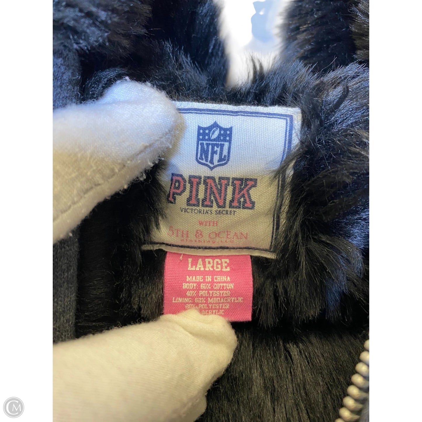 Jacket Other By Nfl In Grey, Size: L