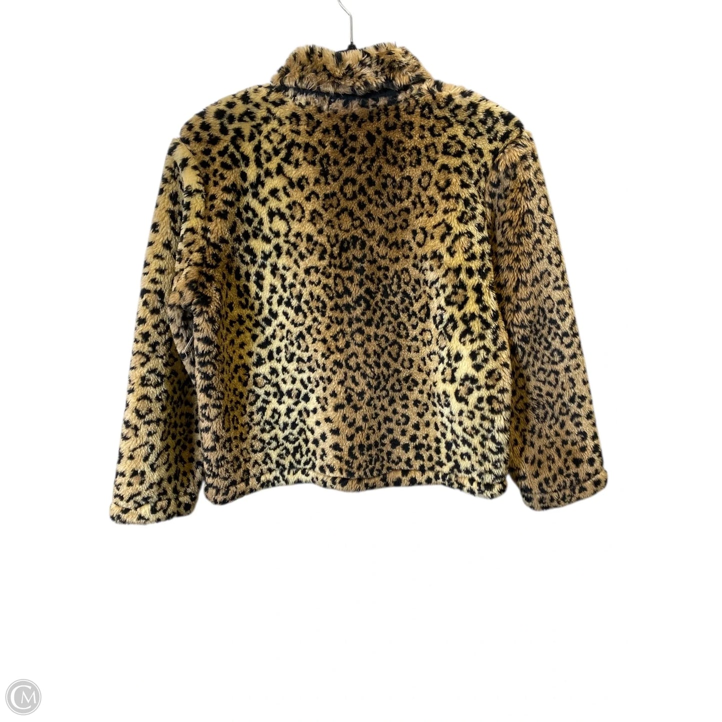 Jacket Faux Fur & Sherpa By Onque In Animal Print, Size: S