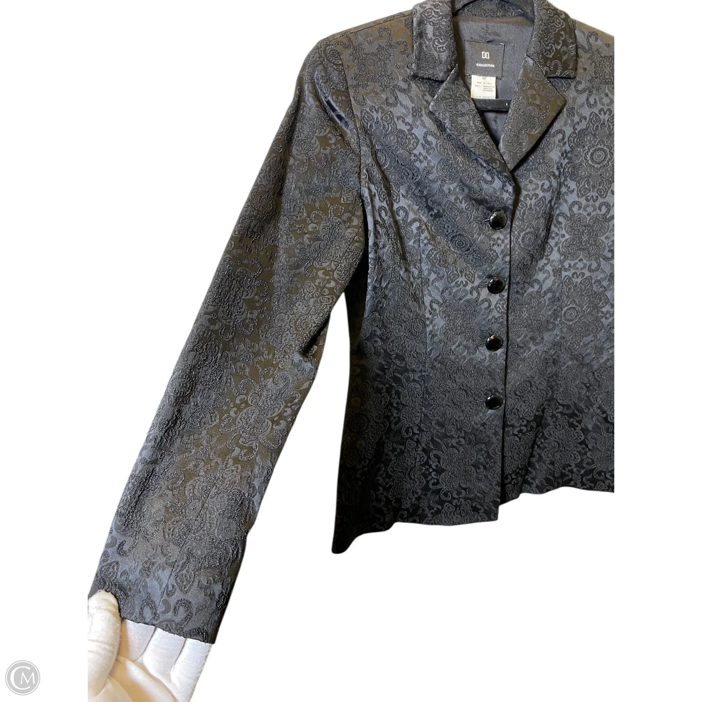 Blazer By Clothes Mentor In Black, Size: 4