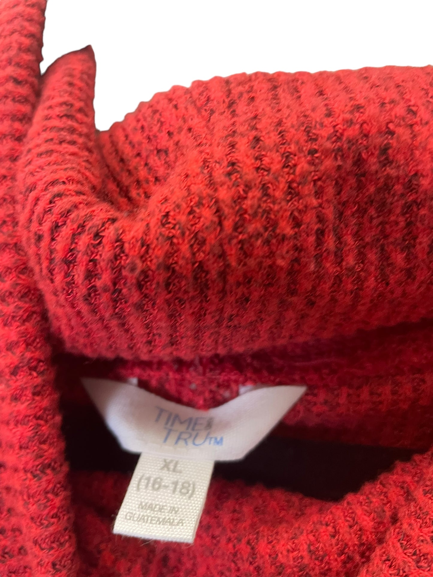 Sweater By Time And Tru In Red, Size: Xl