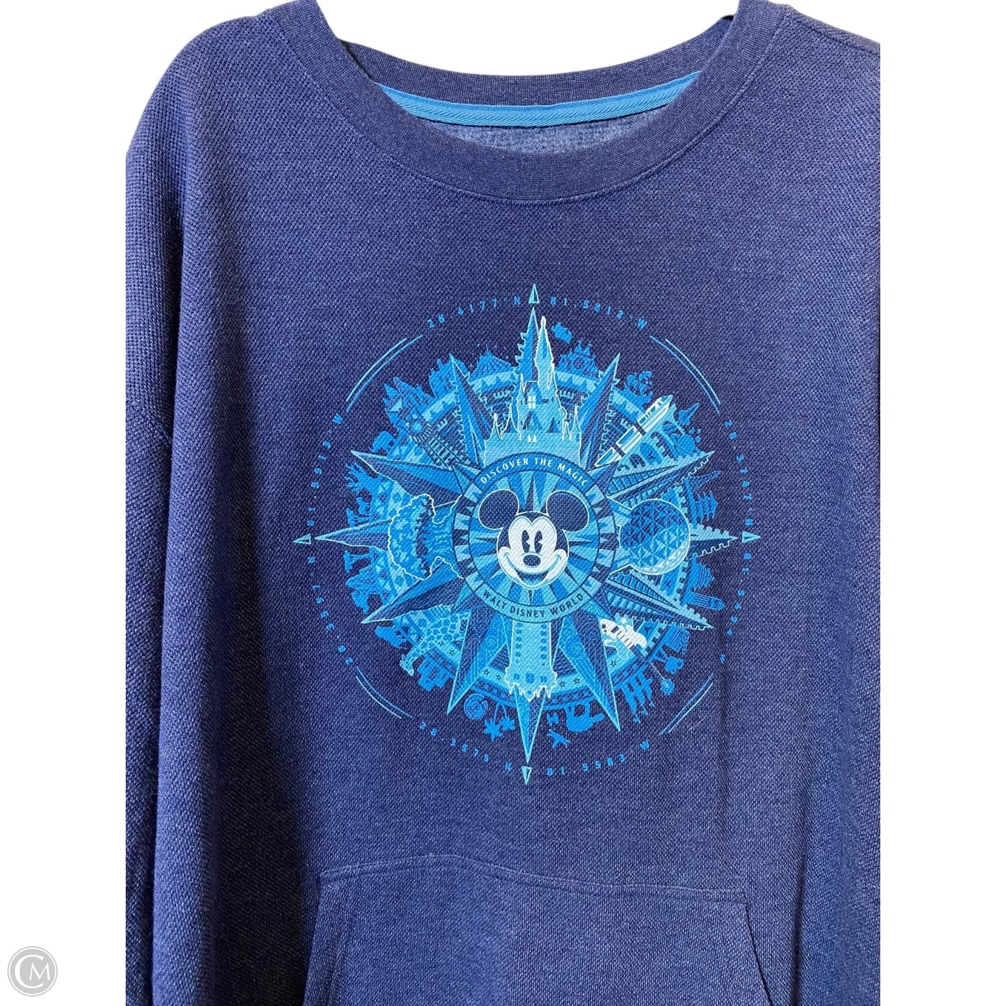 Sweater By Disney In Navy, Size: XXXL