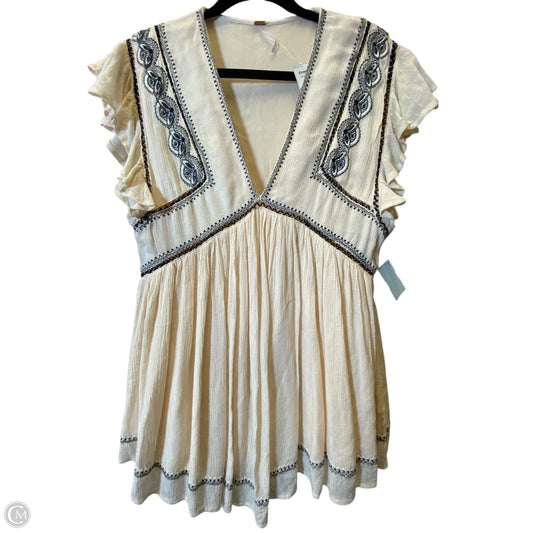Top Sleeveless By Free People In Black & Cream, Size: Xs