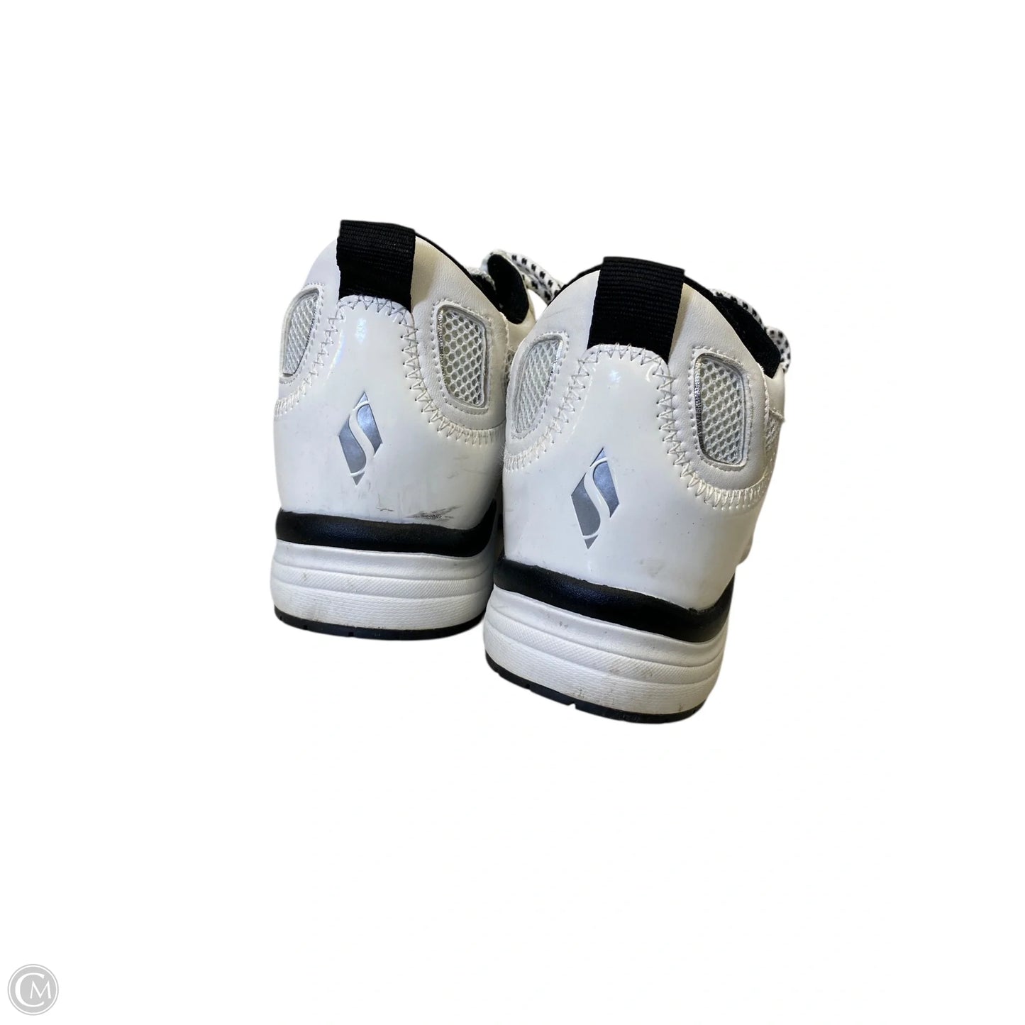 Shoes Sneakers By Skechers In Black & White, Size: 6.5