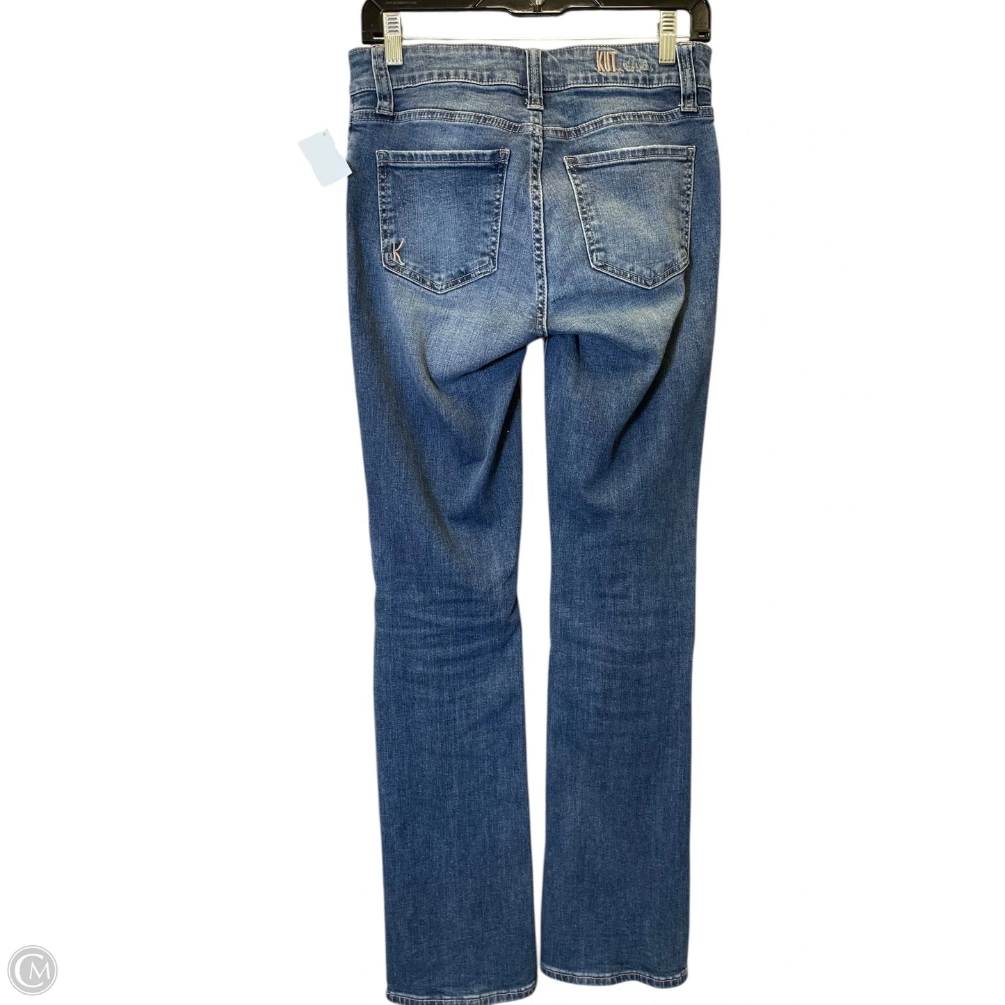 Jeans Boot Cut By Kut In Blue Denim, Size: 0