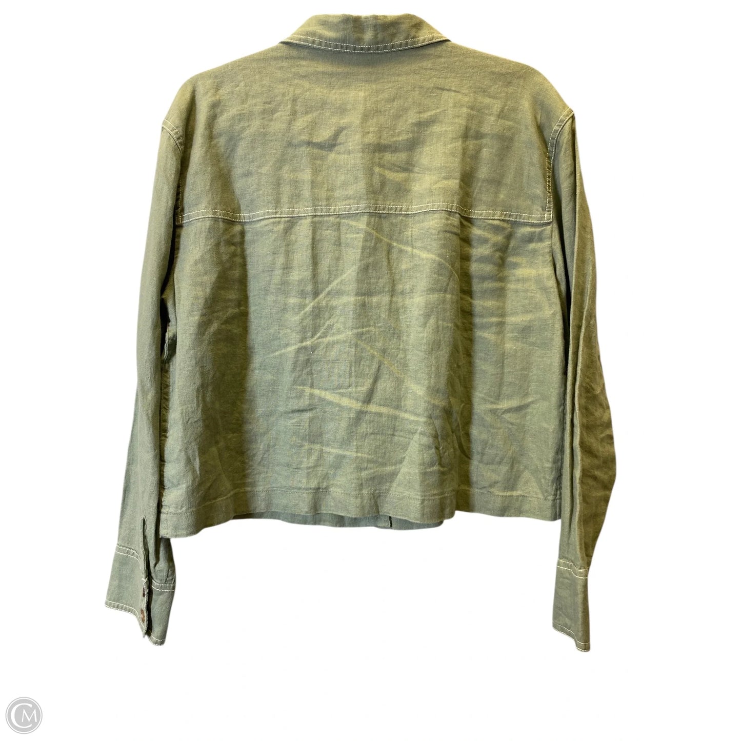Top Long Sleeve By Rachel Zoe In Green, Size: M