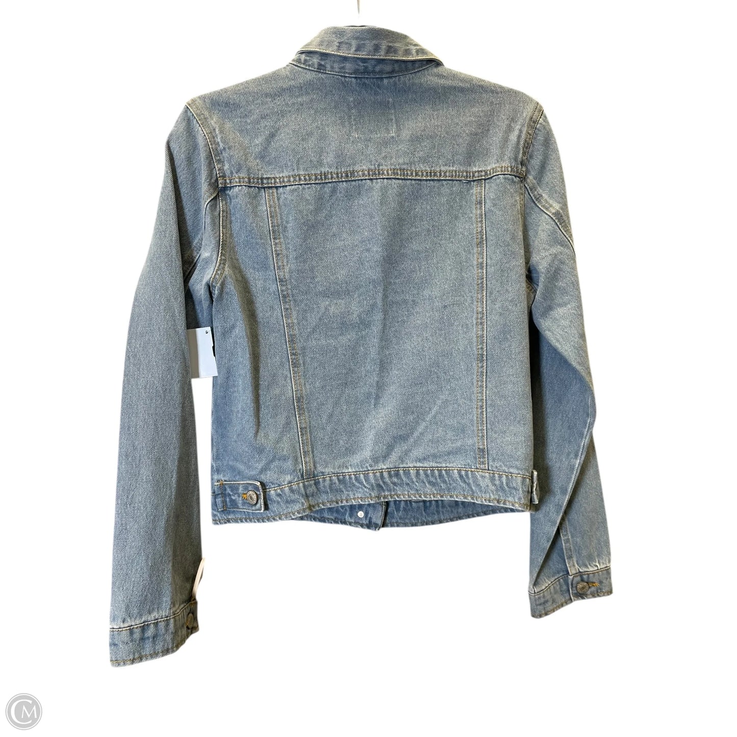 Jacket Denim By Love Tree In Blue, Size: M