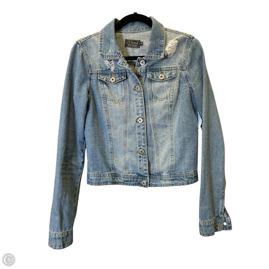 Jacket Denim By Ci Sono In Blue, Size: M