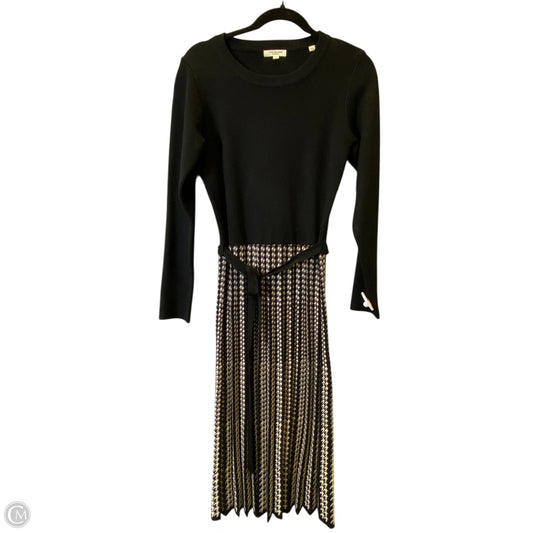 Dress Sweater By Max Studio In Black & Cream, Size: S