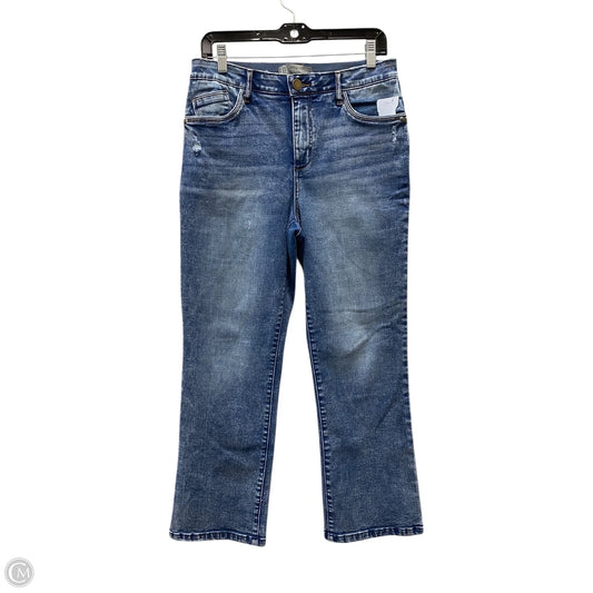 Jeans Straight By Wit & Wisdom In Blue Denim, Size: 8