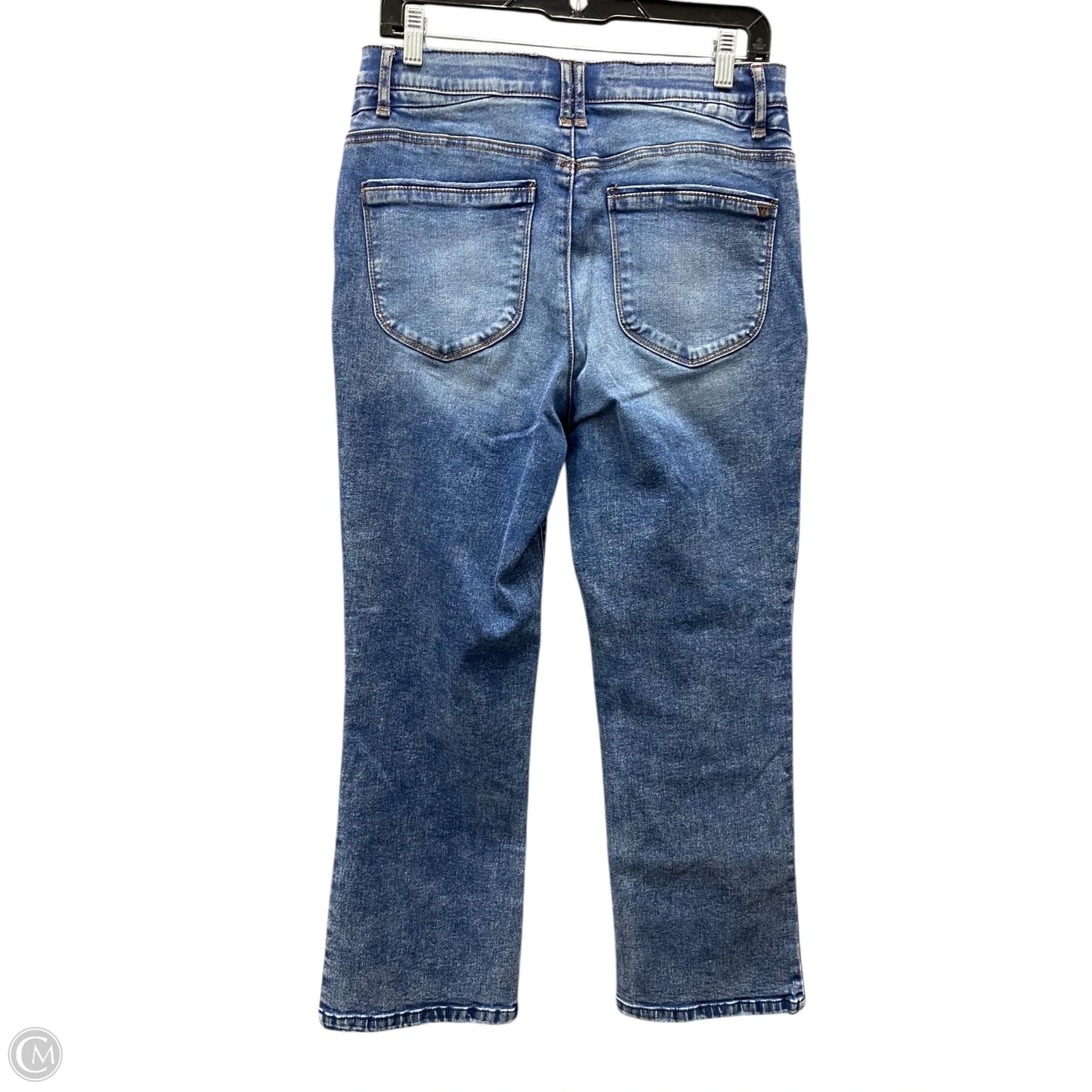 Jeans Straight By Wit & Wisdom In Blue Denim, Size: 8