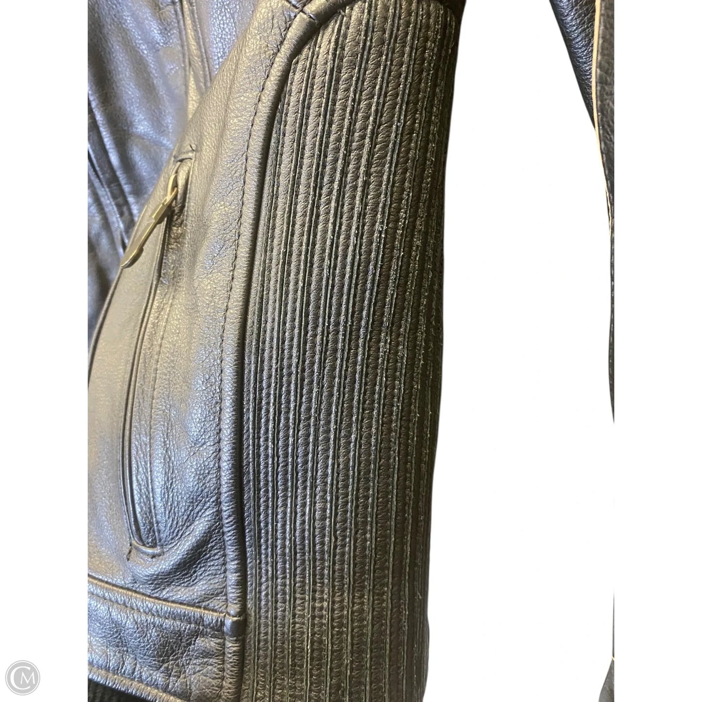 Jacket Leather By Harley Davidson In Black, Size: L