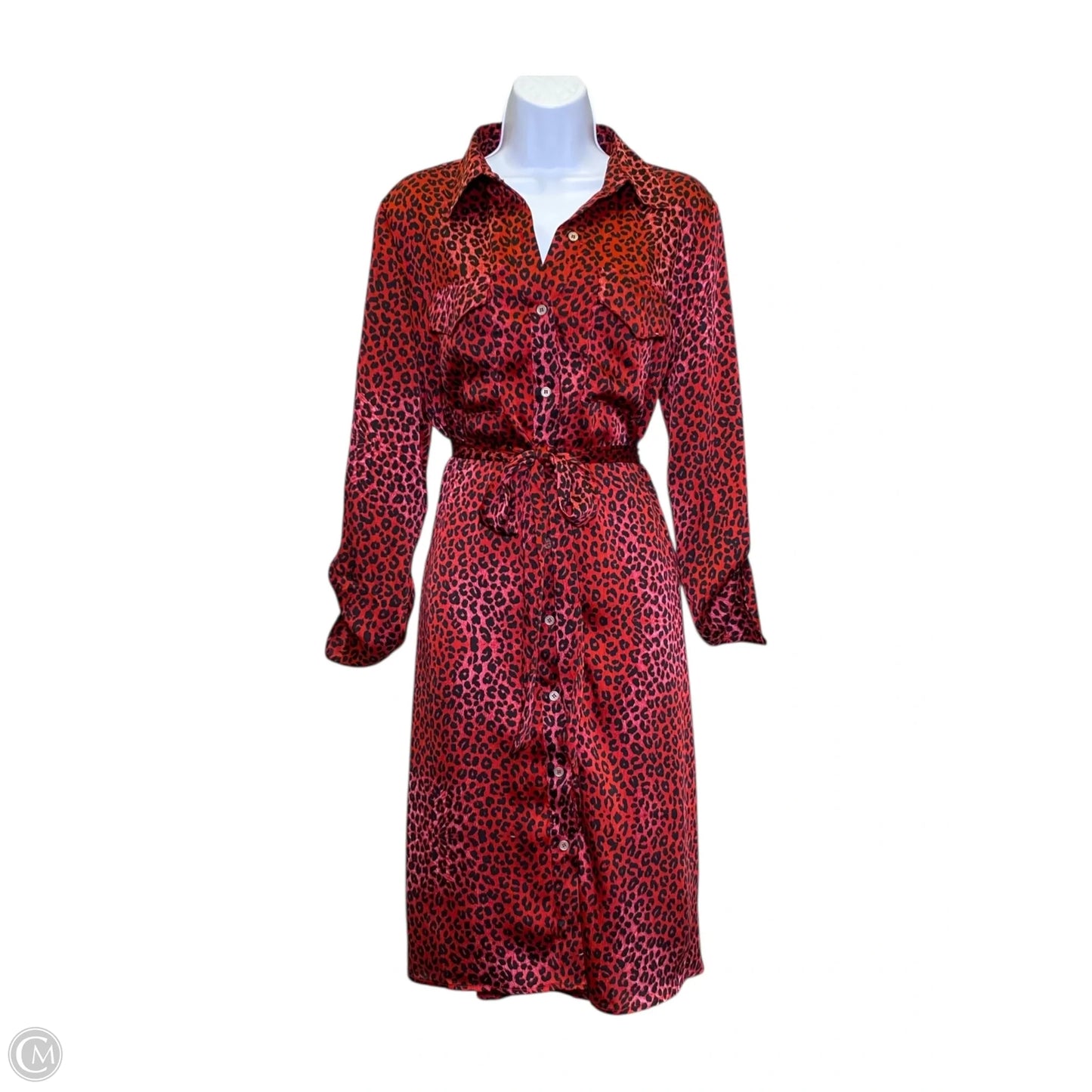 Dress Party Midi By Ny Collection In Animal Print, Size: L