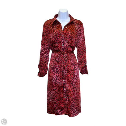 Dress Party Midi By Ny Collection In Animal Print, Size: L