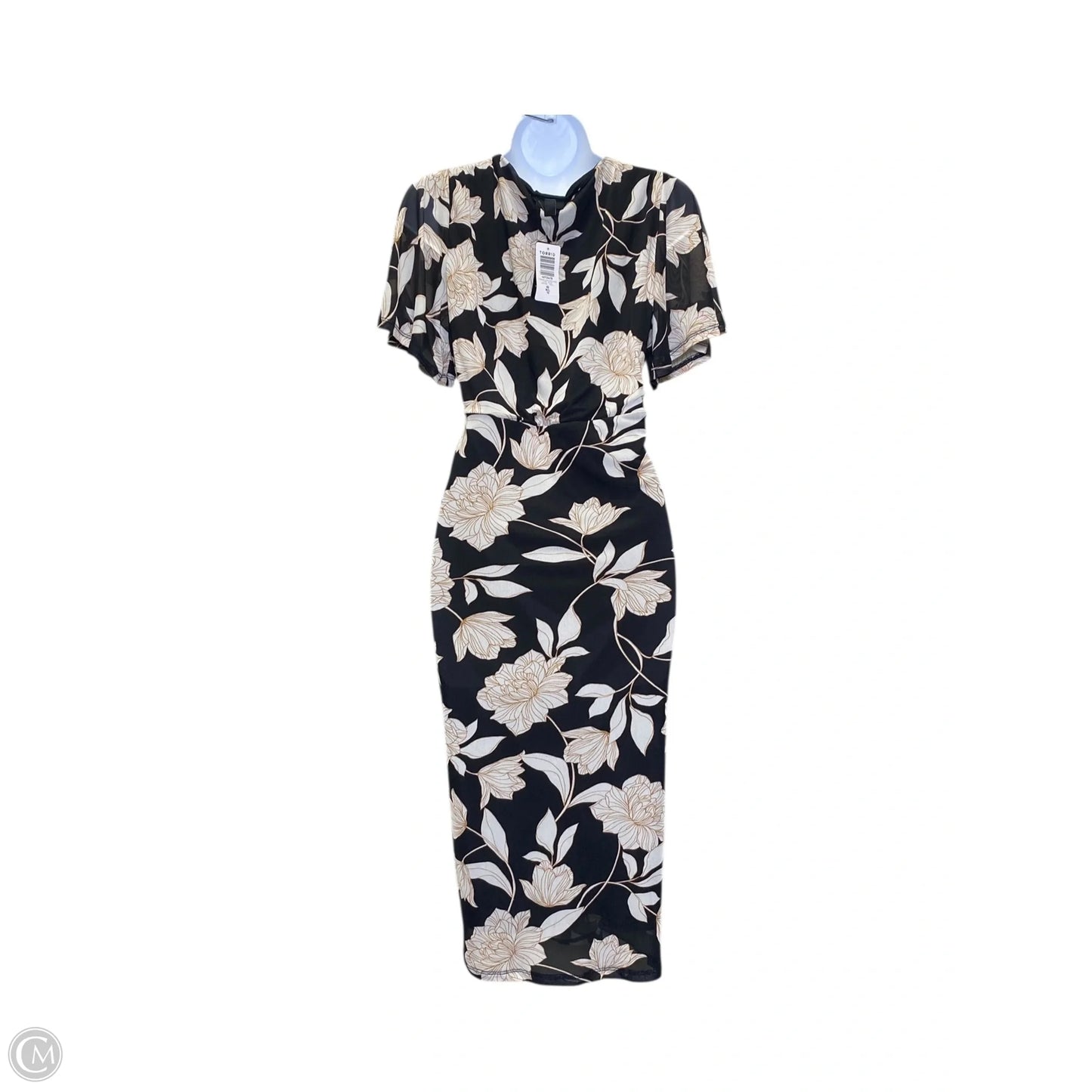 Dress Party Midi By Torrid In Floral Print, Size: L
