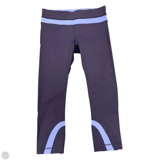 Athletic Leggings Capris By Lululemon In Purple, Size: 6