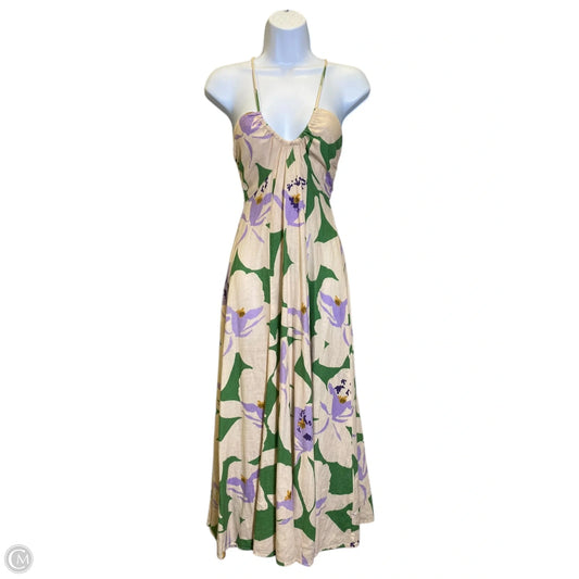 Dress Casual Maxi By Clothes Mentor In Floral Print, Size: Xs