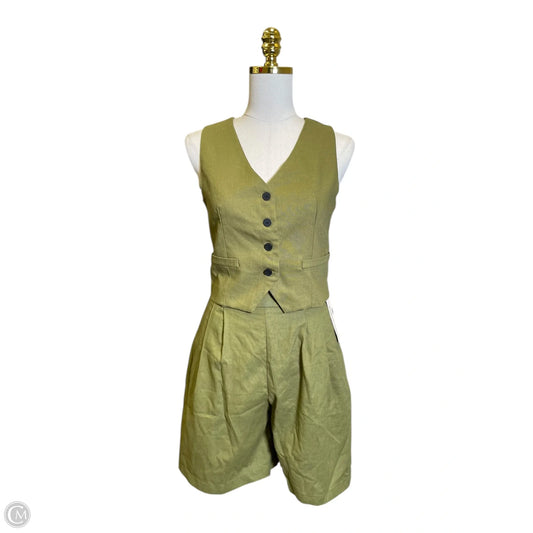 Top 2pc Sleeveless By Clothes Mentor In Green, Size: Xs