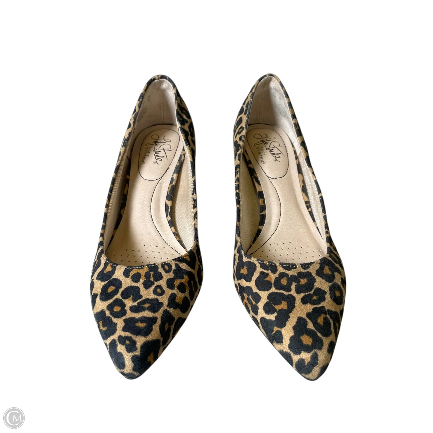 Shoes Heels Kitten By Life Stride In Animal Print, Size: 7
