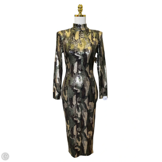 Dress Party Long By Zara In Multi-colored, Size: S