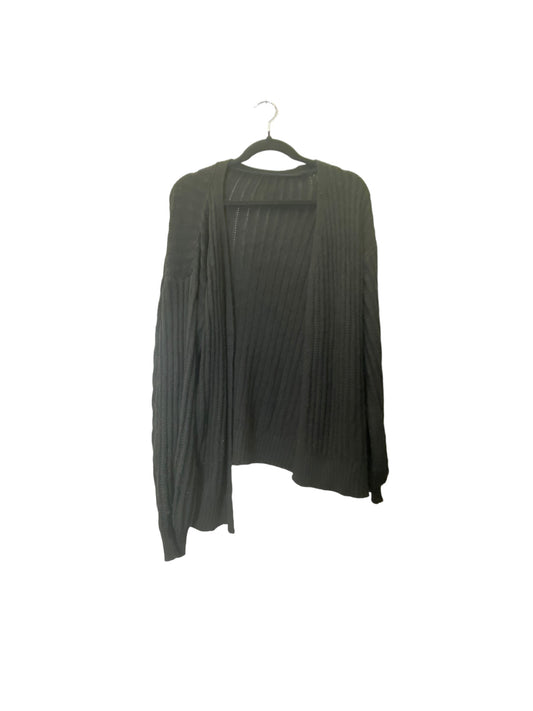 Cardigan By Clothes Mentor In Black, Size: L