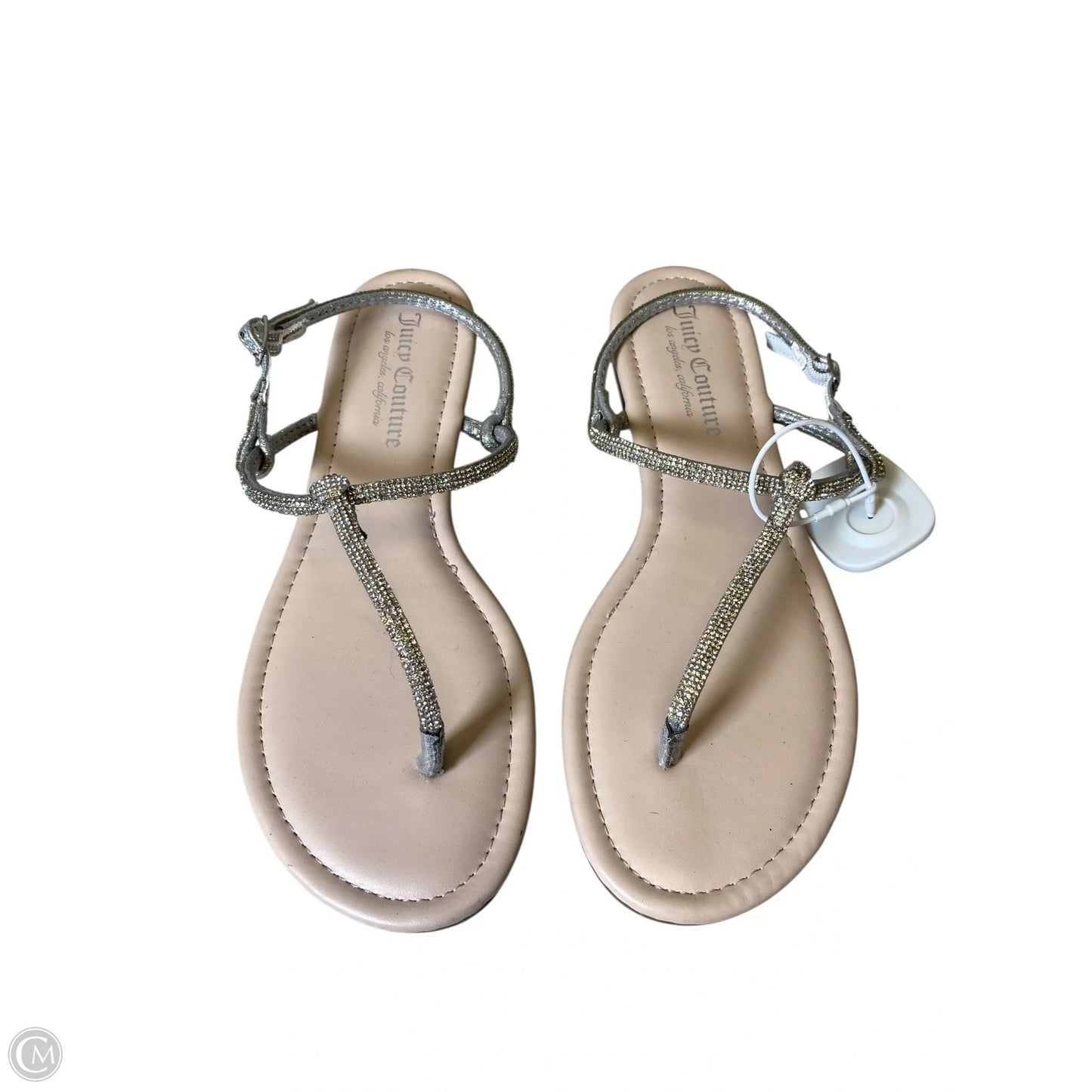 Sandals Flats By Juicy Couture In Beige, Size: 8.5
