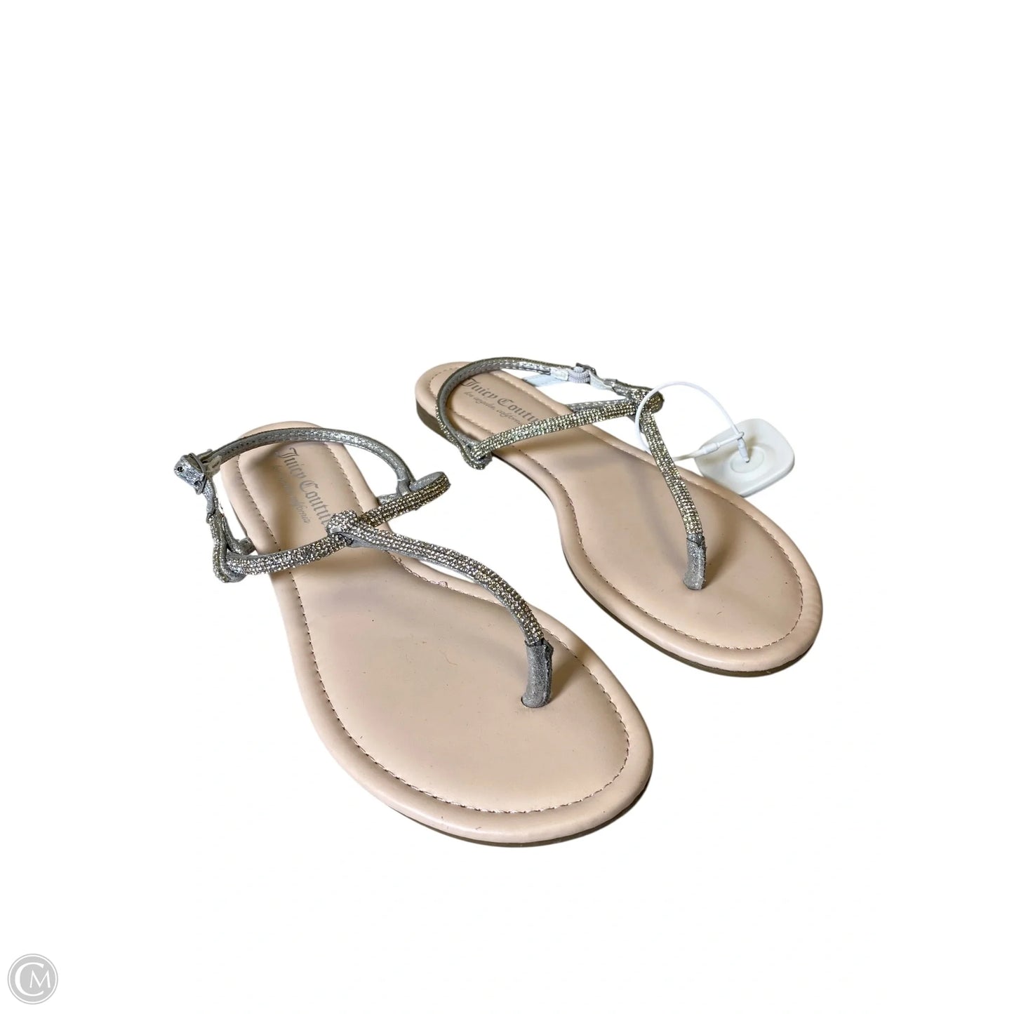 Sandals Flats By Juicy Couture In Beige, Size: 8.5