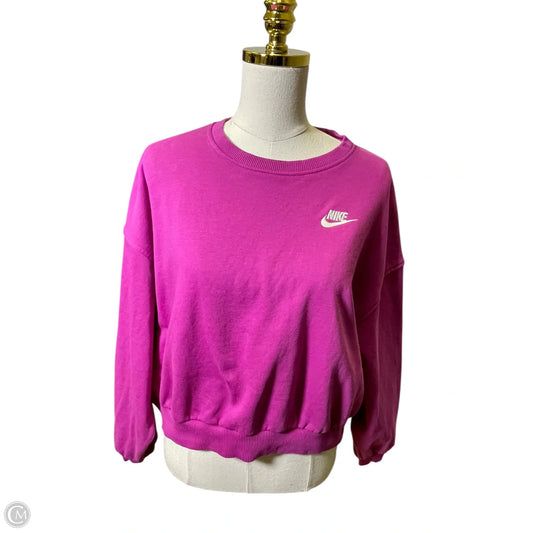 Sweatshirt Crewneck By Nike In Purple, Size: Xl