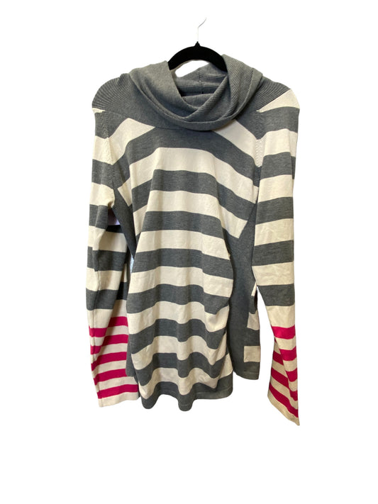 Sweater By Clothes Mentor In Striped Pattern, Size: Xl