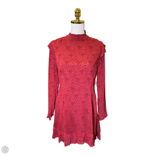 Dress Casual Short By Clothes Mentor In Red, Size: L