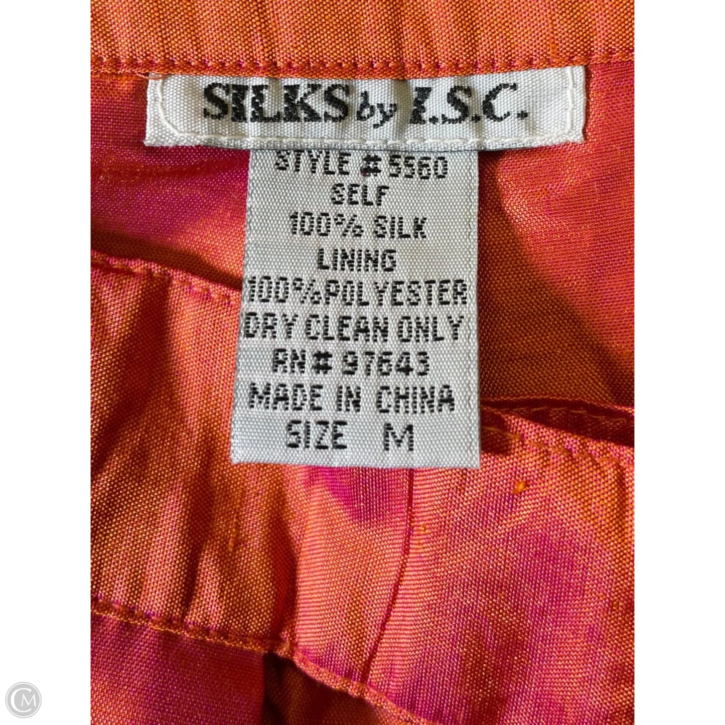 Shorts By Clothes Mentor In Orange & Pink, Size: M